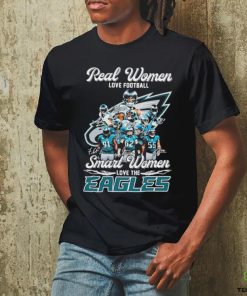 Real Women love Football Smart Women love the Philadelphia Eagles Signatures 2023 Shirt