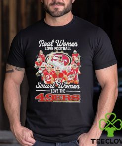 Real Women love Football Smart Women love the San Francisco 49Ers Super Bowl LVIII Signatures Shirt