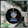 Personalized Grinch Family With Name Christmas Ceramic Ornament