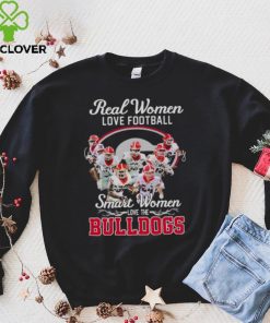 Real Women love football Smart Women love the Georgia Bulldogs 2022 Champions signatures shirt