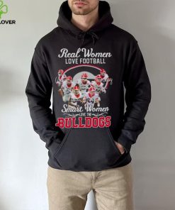 Real Women love football Smart Women love the Georgia Bulldogs 2022 Champions signatures hoodie, sweater, longsleeve, shirt v-neck, t-shirt