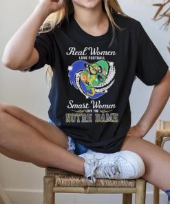 Real Women love football smart Women love the Notre Dame Mascot heart diamond hoodie, sweater, longsleeve, shirt v-neck, t-shirt