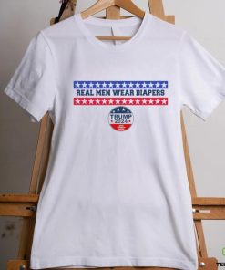 Real men wear diapers trump 2024 save America again shirt 2 Real men wear diapers trump 2024 save America again shirt