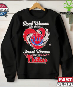 Real women love Baseball smart women love the Phillies 141 Years shirt 1 Real women love Baseball smart women love the Phillies 141 Years shirt