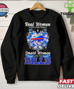 Real women love Football smart women love the Buffalo Bills shirt