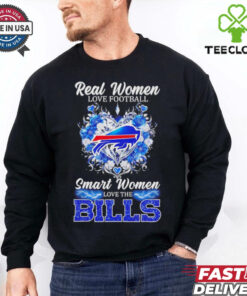 Real women love Football smart women love the Buffalo Bills shirt
