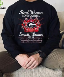 Real women love Football smart women love the Georgia Bulldogs new design logo hoodie, sweater, longsleeve, shirt v-neck, t-shirt