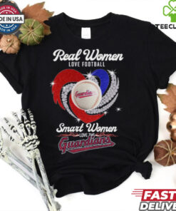 Real women love baseball Cleveland Guardians diamond heart smart women love the Guardians logo shirt 2 Real women love baseball Cleveland Guardians diamond heart smart women love the Guardians logo shirt