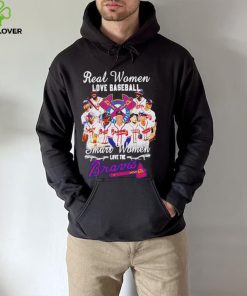 Real women love baseball smart women love the Braves shirt
