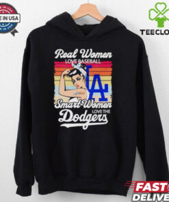 Real women love baseball smart women love the Dodgers shirt