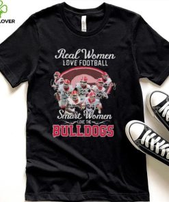 Real women love baseball smart women love the Georgia Bulldogs signatures 2022 shirt