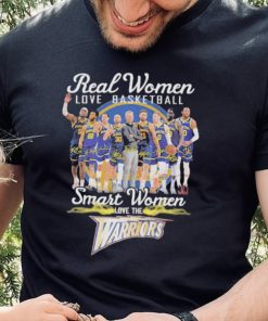 Real women love basketball smart women love the Golden State Warriors 2023 signatures shirt