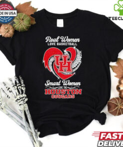 Real women love basketball smart women love the Houston Cougars shirt