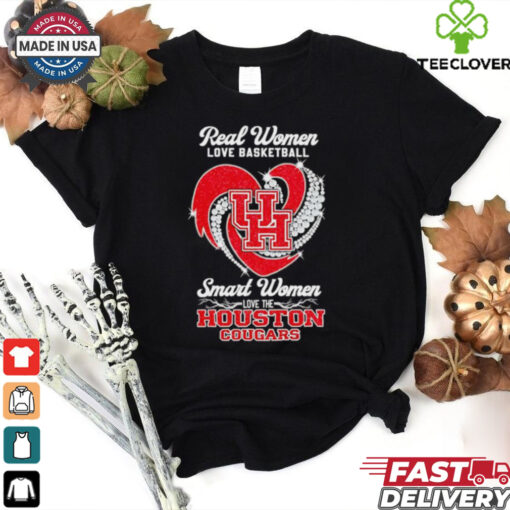 Real women love basketball smart women love the Houston Cougars shirt