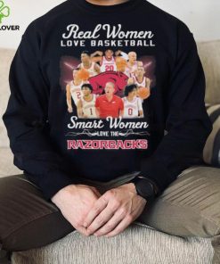 Real women love basketball smart women love the Razorbacks hoodie, sweater, longsleeve, shirt v-neck, t-shirt