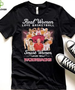 Real women love basketball smart women love the Razorbacks hoodie, sweater, longsleeve, shirt v-neck, t-shirt