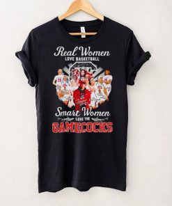 Real women love basketball smart women love the South Carolina Gamecocks women’s basketball team 2024 shirt