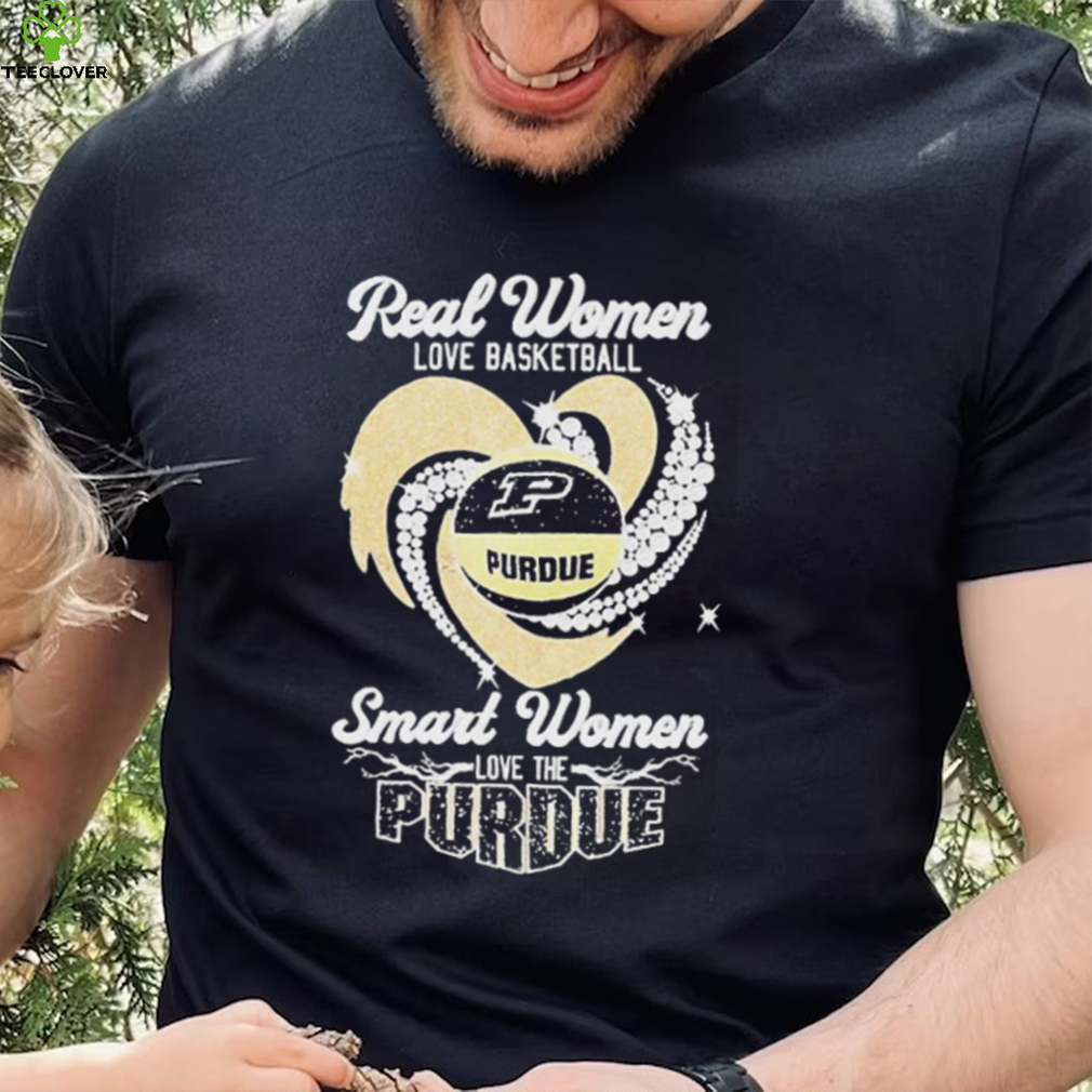 Real women love basketball smart women love the purdue boilermaker heart diamond T shirts Real women love basketball smart women love the purdue boilermaker heart diamond T shirts