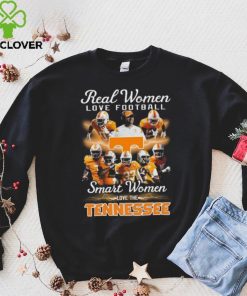 Real women love football smart women love tennessee volunteers 2023 shirt