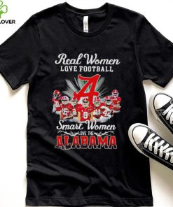 Real women love football smart women love the Alabama Crimson Tide 2022 shirt