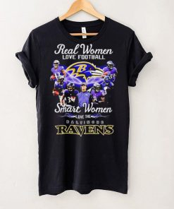 Real women love football smart women love the Baltimore Ravens players logo 2024 hoodie, sweater, longsleeve, shirt v-neck, t-shirt