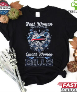 Real women love football smart women love the Bills hoodie, sweater, longsleeve, shirt v-neck, t-shirt