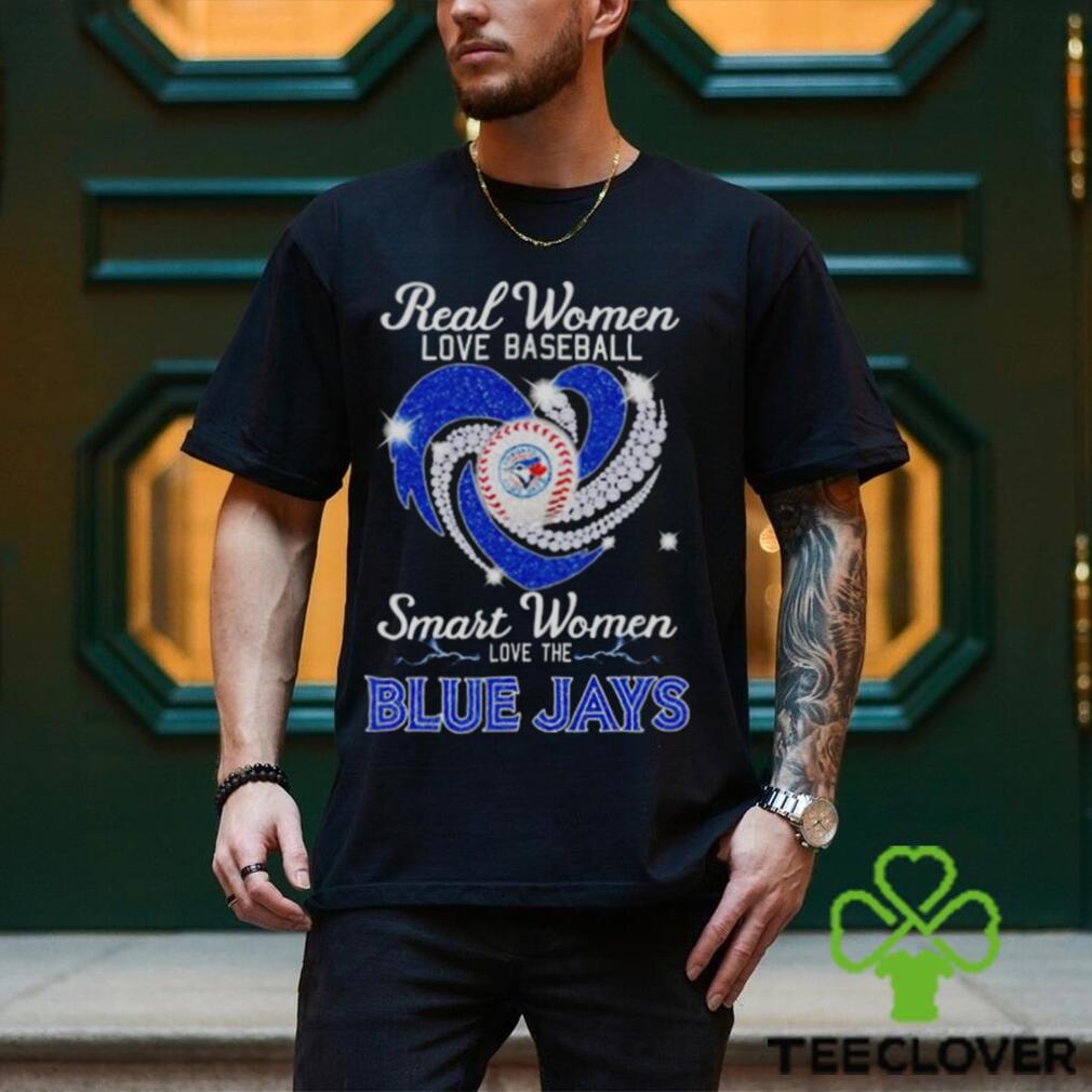 Official real women love Football smart women love the blue jays T