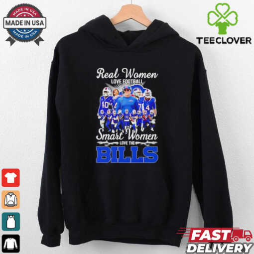 Real women love football smart women love the Buffalo Bills shirt