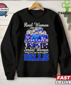 Real women love football smart women love the Buffalo Bills shirt