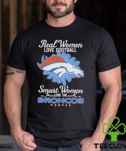 Real women love football smart women love the Denver Broncos 2023 logo shirt