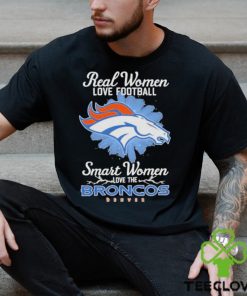 Real women love football smart women love the Denver Broncos 2023 logo hoodie, sweater, longsleeve, shirt v-neck, t-shirt