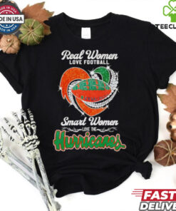 Real women love football smart women love the Hurricanes shirt