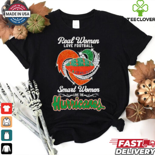 Real women love football smart women love the Hurricanes shirt