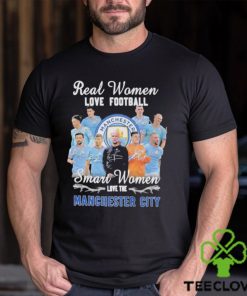 Real women love football smart women love the Manchester City 2023 signatures hoodie, sweater, longsleeve, shirt v-neck, t-shirt