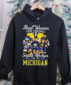 Real women love football smart women love the Michigan players logo 2024 hoodie, sweater, longsleeve, shirt v-neck, t-shirt