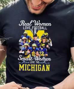 Real women love football smart women love the Michigan players logo 2024 hoodie, sweater, longsleeve, shirt v-neck, t-shirt