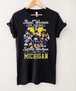 Real women love football smart women love the Michigan players logo 2024 hoodie, sweater, longsleeve, shirt v-neck, t-shirt