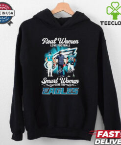 Real women love football smart women love the Philadelphia Eagles coach Hurts Barkley shirt