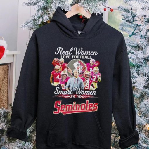 Real women love football smart women love the Seminoles hoodie, sweater, longsleeve, shirt v-neck, t-shirt