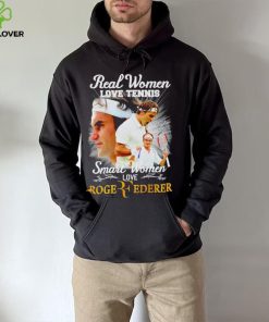 Real women love tennis smart women love Roger Federer signature shirt