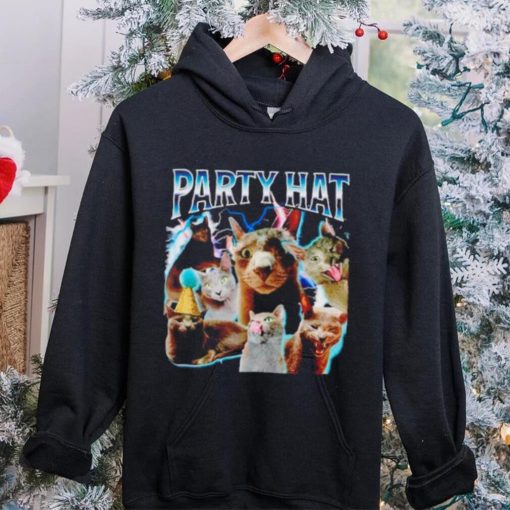 Reallylittlecat party hat cat hoodie, sweater, longsleeve, shirt v-neck, t-shirt