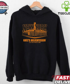 Rebecca Chasen Wearing Knicks X Katz’S Delicatessen Unisex T Shirt