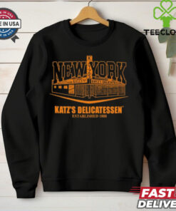 Rebecca Chasen Wearing Knicks X Katz’S Delicatessen Unisex T Shirt