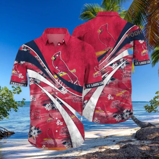 Red Aloha MLB St  Louis Cardinals Funny Hawaiian Shirt Best Beach Gift