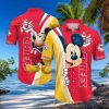 Red Aloha Mickey Mouse Disney NFL Kansas City Chiefs Funny Hawaiian Shirt