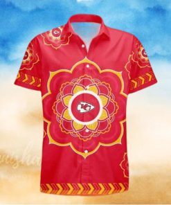 Red Aloha NFL Kansas City Chiefs Funny Hawaiian Shirt Gift For Football Boyfriend