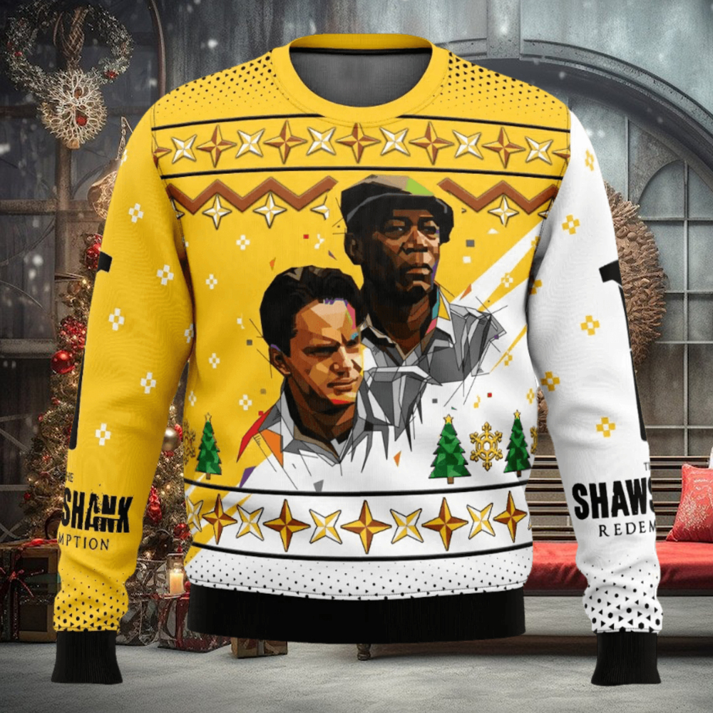 Red & Andy The Shawshank Redemption Ugly Christmas Sweater Red & Andy The Shawshank Redemption Ugly Christmas Sweater