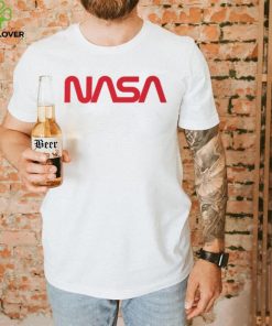 Red Big Logo Nasa T Shirt