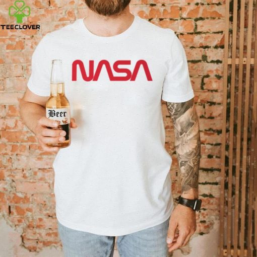 Red Big Logo Nasa T Shirt