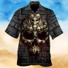 Red Blood Skull Hawaiian Shirt